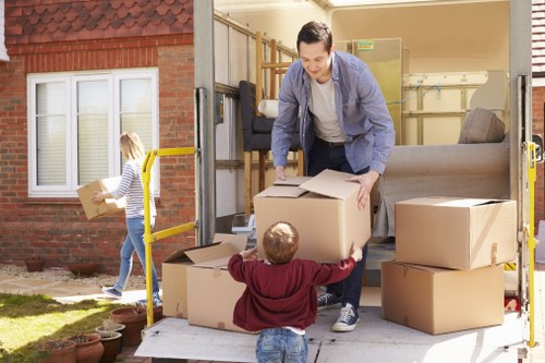 Risk assessment being carried out before moving items