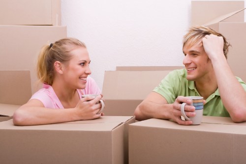 Local moving team handling boxes and furniture in Hammersmith
