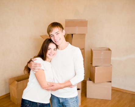 Checklist and packed boxes ready for a residential move in West London