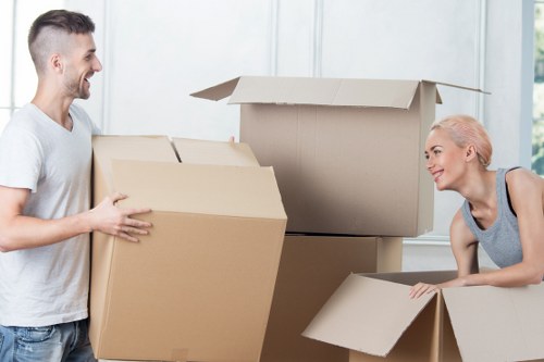 Packing and loading service for a flat move in West London