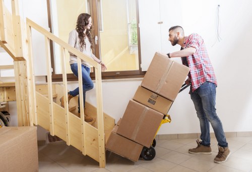 Commercial man and van transport in Hammersmith