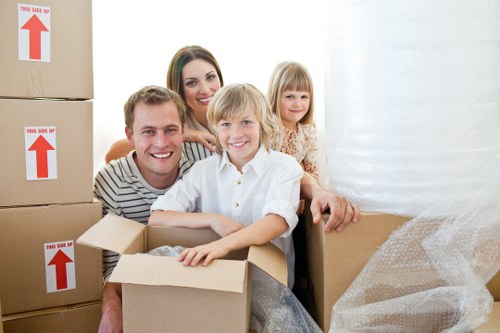 Residential removals van service for a flat move in Hammersmith